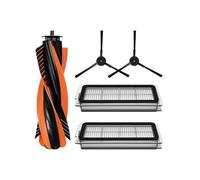 Accessoires en tissu de vadrouille de filtre de sac à poussière de brosse latérale de rouleau principal, compatibles avec Cecotec Conga X70, pièces d'aspirateur Robot(Set8-5pcs)