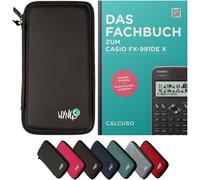 Accessoires Ensemble Standard Noir Compatible pour Calculatrice Casio FX-991DE X (Allemand)