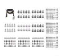 Accessoires essentiels pour Amico Power APC70HF Plasma Cutter électrodes et coupelles de protection (100 pièces 1,5 mm)
