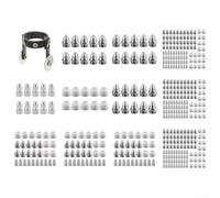 Accessoires essentiels pour Amico Power APC70HF Plasma Cutter électrodes et coupelles de protection (100 pièces 1,3 mm)