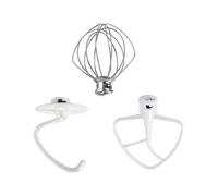 Accessoires et pièces détachées for robot pâtissier KitchenAid, compatibles avec le robot pâtissier KitchenAid de 5 pintes : fouet K5WW, crochet pétrisseur 5K7SDH et palette.(K)