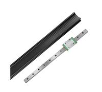 Accessoires et pièces pour imprimantes 3D 1 ensemble 2040 guide linéaire de profil en aluminium noir 200/300/350/400/450/500mm for imprimante 3D