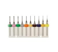 Accessoires et pièces pour imprimantes 3D 10 pièces 0.3mm-1.2mm foret compatible for imprimante 3D CNC PCB