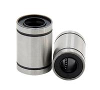 Accessoires et pièces pour imprimantes 3D 2 pièces roulements à billes linéaires LM6UU LM8UU LM10LUU LM12LUU LM16LUU optique Bush portant des pièces d'imprimante 3D