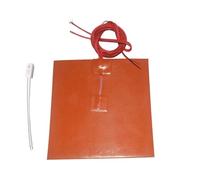 Accessoires et pièces pour imprimantes 3D Coussin chauffant en Silicone for imprimante 3D, avec capteur et fusible, 200x200mm, 250x250mm, 300x300mm, 220V, 110V