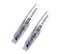 Accessoires extérieurs - AMG - Stickers Fender en métal 3D - Noir - Décalques - Emblèmes
