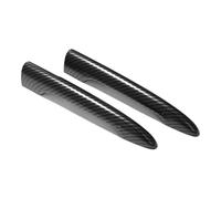 Accessoires extérieurs Compatible Avec JCW Pour F54 Accessoires Extérieur Coffre De Voiture Poignée De Porte Arrière Autocollants Décoration Couverture Poignée Couverture 2PCS/Set(Carbon fiber)