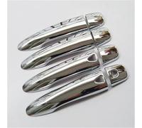 Accessoires extérieurs pour Benz Classe X W470 2018, 2019 et 2020 - Garniture de poignée de porte de voiture en plastique imitation fibre de carbone chromée (style 2) (style 4)