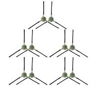 Accessoires facilement remplaçables - Lot de dix brosses latérales compatibles avec les modèles Lefant (M320, G)