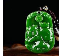 Accessoires Filles Jade Collier Pendant des Hommes Chinois Bijoux jadéite jadéite Green Charme Fashion Amulet Natural Femmes S