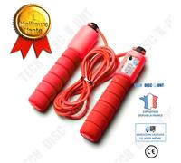 Accessoires Fitness - Musculation,Corde À Sauter Professionnelle D'éponge De Corde À Sauter De Comptage De Vitesse - Type Rouge