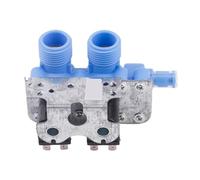 Accessoires for appareils électroménagers Machine à laver haute et basse température Valve d'entrée d'eau à double tête Accessoires de contrôleur de débit d'eau 110v/220v(110V)