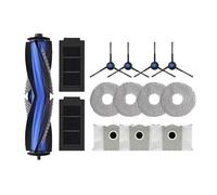 Accessoires for aspirateur : brosses latérales principales, lingettes de nettoyage, filtres HEPA, sacs à poussière. Compatibles avec ECOVACS T50 OMNI.(14 As shown)