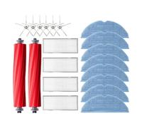 Accessoires for aspirateur, couvercle de brosse principale, filtre Hepa, tampon de nettoyage, pièces de rechange, compatibles avec Roborock T7S et T7S Plus(20 As shown-W)