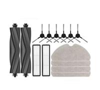 Accessoires for aspirateur Robot D9 Max, pièces en Caoutchouc, brosses latérales principales, Tissus de vadrouille, filtres HEPA Remplacement(14PCS)
