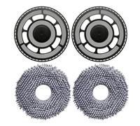 Accessoires For Aspirateur Robot, Support De Vadrouille, Kit De Tampons De Vadrouille, Compatible Avec Roborock,QV 35A/QV 35S/Qrevo S5V/Qrevo