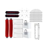 Accessoires for aspirateur robot, vadrouille, filtre Hepa, sac à poussière, brosse latérale principale, brosse roulante de nettoyage, compatible avec S7 Maxv Ultra S7 Pro Ultra (Color : 25pcs)