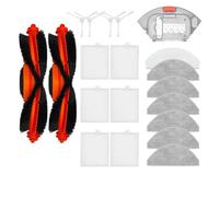 Accessoires For Aspirateur Robot Xiaomi, S20, E12, E10, B112, Brosse Principale, Brosse Latérale, Filtre En Tissu, Pièces De Rechange(20PCS)