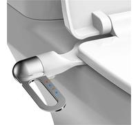 Accessoires for bidet, cuvette de toilette, pulvérisateur d'eau douce, double buse, pression d'eau réglable, bidet autonettoyant non électrique for femme(7-8 North America)