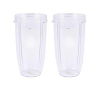 Accessoires For Blender: 2gobelets Transparents De Rechange For Extracteur De Jus Nutribullet Nutri Juicer 940ml