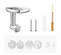 Accessoires for broyeur d'aliments en métal, compatibles avec tous les KitchenAid, Chef et, compatibles avec Cuisinart, mélangeurs sur socle série SM-50. Hachoirs à viande, trucs à saucisses