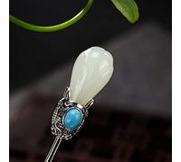 Accessoires for cheveux, bâtons d'épingle à en bois, bâton de chinois for femmes longs baguettes d'ébène 925 argent poli Magnolia décor accessoires élégants for la vie fête Dialy