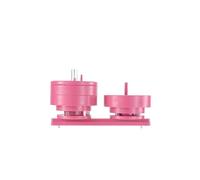 Accessoires for machine à badges et boutons, support coulissant for machine à poinçonner, moule de remplacement 25/32/37/44/58/75 mm Pour la production artisanale(58MM Pink Mold)