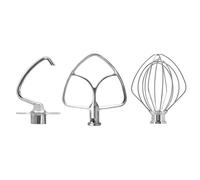Accessoires for mixeur, compatibles avec KitchenAid 4,5-5 QT, support à tête inclinable en acier inoxydable K45WW, fouet fil K45DH, crochet pétrisseur, batteur bord plat