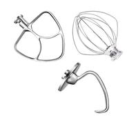 Accessoires for mixeur KitchenAid 5 pintes (support K5WW, fouet métallique, crochet pétrisseur et palette 5K7SDH)