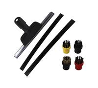Accessoires For Nettoyeurs Vapeur Kärcher SC1, SC2, SC3, SC4 Et SC5 : Bandes Grattoirs À Vitre, Brosses Rondes, Série Easy-Fix.(1set)