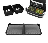 Accessoires Friteuse à air Chaud Protection anti-éclaboussures,2 Pièces Moule Silicone Air Fryer,pour Ninja AF500eu,Réutilisable,Protection Efficace contre les éclaboussures de Graisse
