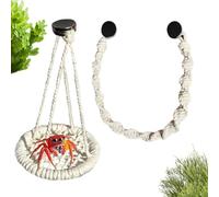 Accessoires Gecko - Corde En Coton | Accessoires D'araignée Sauteuse | Jouet Araignée | Spidear Play Accessoire Enrichissement Interactif Pour Animaux De Compagnie Pour Les Insectes Reptiles Et La Sti