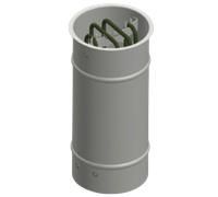 Accessoires généraux et supplémentaires - InspirAIR® Top Registre de préchauffage intégré - A11023486 de Exhausto