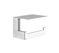 Accessoires Gessi Rettangolo Porte-rouleau de papier WC avec couvercle, montage mural, 20849708, Couleur: Cuivre brossé PVD