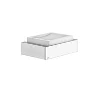 Accessoires Gessi Rettangolo porte-savon mural, plat blanc, 20801707, Couleur: Métal noir brossé PVD