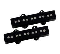 Accessoires guitares DIMARZIO MICRO DP549-BK ULTRA JAZZ 5 - KIT CHEVALET + MANCHE MICRO BASSE NOIR Micros basses