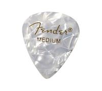 Accessoires guitares FENDER PACK DE 12 MEDIATORS FORME 351 PREMIUM BLANC MOTO MEDIUM MOYEN Médiators
