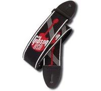 Accessoires guitares GIBSON 2WOVEN STRAP W/ GIBSON LOGO-RED Sangles et courroies