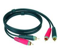 Accessoires guitares KLOTZ AT-CC0100 BASIC RCA NOIR 1 M Câble RCA