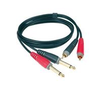 KLOTZ AIS GmbH AT-CJ0100 câble audio 1 m 2 x RCA 2 x 6,35 mm Noir
