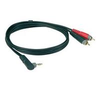 Accessoires guitares KLOTZ AY7A0300 ENREGISTREMENT MOBILE OUT CÂBLE Y NOIR 3 M Cables adaptateur