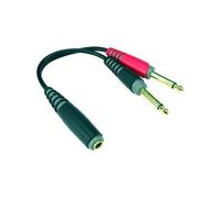 Accessoires guitares KLOTZ AYS-5 ADAPTATEUR Y STEREO G/D NOIR 0,2 M Cables adaptateur Noir