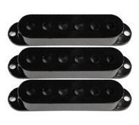 Accessoires Guitares Seymour Duncan S-Cover-B-Nol - 3 X Capot S Black Sans Logo Pièces Détachées