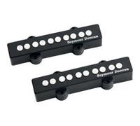 Accessoires Guitares Seymour Duncan Sj5-3S - Kit Quarter-Pound Jazz Bass 5 Noir Micros Basses