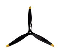 Accessoires Hélice à 3 pales en Bois de hêtre CW 11/12/13/14/15/16/17/18 Pouces, Compatible avec modèle d'avion électrique RC, 1 pièce(17x8)