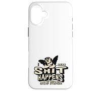 Accessoires Humour pour Adultes Shit Happens Look at Your Face Poop Coque pour iPhone 16 Plus
