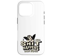 Accessoires Humour pour Adultes Shit Happens Look at Your Face Poop Coque pour iPhone 16 Pro