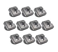 Accessoires Œillets de ligne de coupe en alliage d'aluminium, 10 pièces, for têtes de tondeuse à gazon, remplacement de manchon d'oeillet