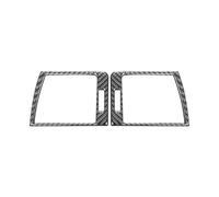 Accessoires Intérieur Compatible Avec BMW Pour E46 1999-2004 Accessoires Autocollants Couvercles Cadre Garniture Bouches D’air Gauche Et Droite Panneau Tableau De Bord De Voiture(Black)