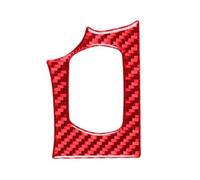 Accessoires Intérieur Compatible Avec Chevy Pour Corvette C6 2005 2006 2007 Autocollants Décoratifs Cadre Clé Ouverture Voiture Modification Intérieure(Red)